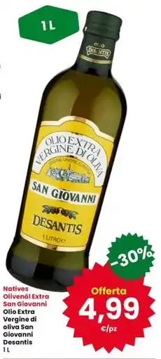 Interspar Olio Extra Vergine di Oliva San Giovanni Desantis offerta