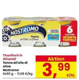 Interspar Tonno all’Olio di Oliva Nostromo offerta