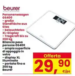 Interspar Bilancia pesa persone GS400 offerta