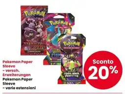 Interspar Pokemon Paper Sleeve offerta