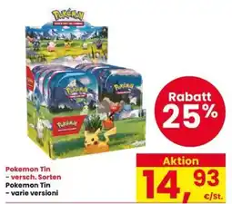 Interspar Pokemon Tin offerta