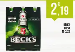 Euroesse Beck's birra offerta