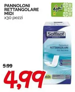 Hardis Pannoloni rettangolari midi Soffisof classic offerta
