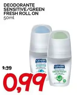 Hardis Genera deodorante sensitive green fresh offerta