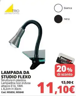 Brico Io Lampada da studio flexo offerta