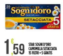 Euroesse Star Sognidoro Camomilla Setacciata offerta