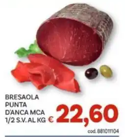 Vivo Supermercati Bresaola punta d'anca mca offerta