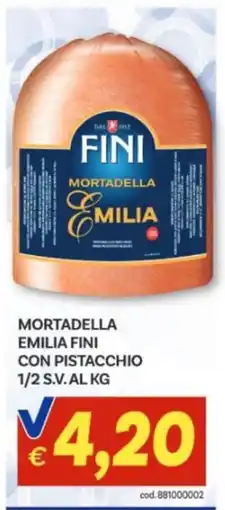 Vivo Supermercati Mortadella Emilia Fini offerta