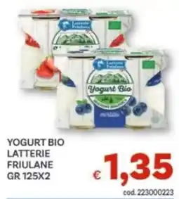 Vivo Supermercati Yogurt bio Latterie Friulane offerta