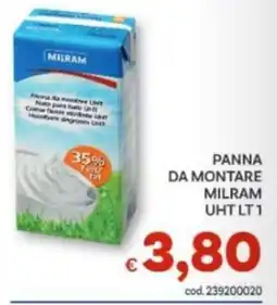 Vivo Supermercati Panna da montare Milram UHT offerta