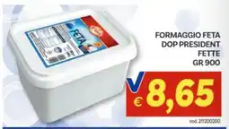 Vivo Supermercati Formaggio feta dop president offerta