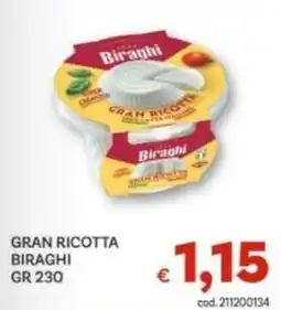 Vivo Supermercati Gran ricotta Biraghi offerta