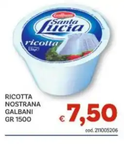 Vivo Supermercati Ricotta nostrana Galbani offerta