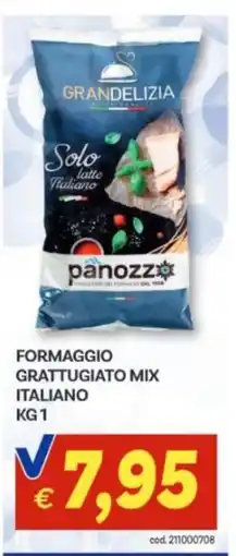 Vivo Supermercati Formaggio grattugiato mix italiano offerta