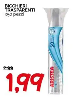 Hardis Bicchieri trasparenti Aristea offerta