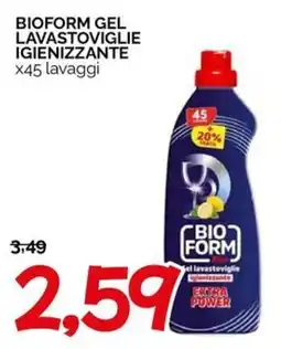 Hardis Bioform gel lavastoviglie igienizzante offerta