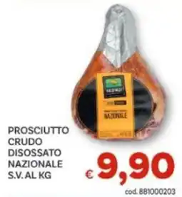 Vivo Supermercati Prosciutto crudo disossato nazionale offerta