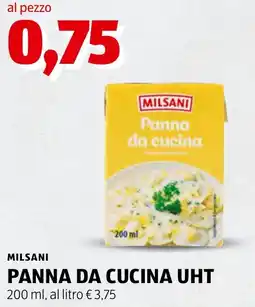 ALDI Milsani Panna da cucina UHT offerta