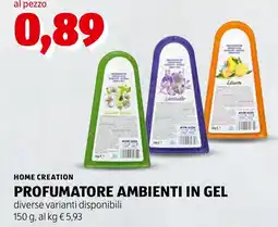 ALDI Home Creation profumatore ambienti in gel offerta