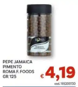 Vivo Supermercati Pepe Jamaica Pimento Roma F. Foods offerta