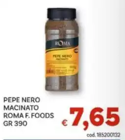 Vivo Supermercati Pepe nero macinato Roma F. Foods offerta