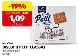 ALDI Buon'ora biscotti petit classici offerta