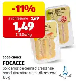 ALDI Good Choice Focacce offerta