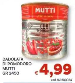Vivo Supermercati Dadolata di pomodoro Mutti offerta