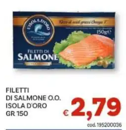 Vivo Supermercati Filetti di salmone Isola d'Oro offerta