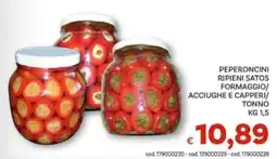 Vivo Supermercati Peperoncini ripieni satos offerta
