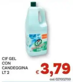 Vivo Supermercati Cif gel con candeggina offerta
