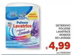 Vivo Supermercati Polvere Lavatrice Noi&Voi profumo di Lavanda offerta