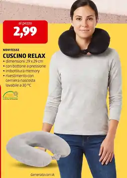 ALDI Cuscino Relax offerta