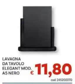 Vivo Supermercati Lavagna da tavolo elegant mod. A5 nero offerta