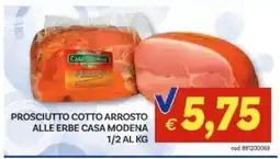 Vivo Supermercati Prosciutto cotto arrosto alle erbe Casa Modena offerta