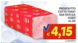 Vivo Supermercati Prosciutto cotto toast Coati offerta