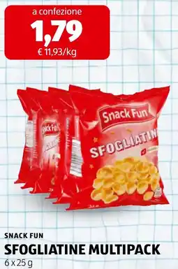 ALDI Snack Fun Sfogliatine offerta