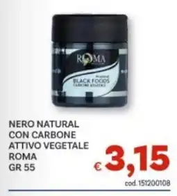 Vivo Supermercati Nero natural con carbone attivo vegetale Roma offerta
