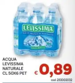 Vivo Supermercati Acqua levissima naturale offerta