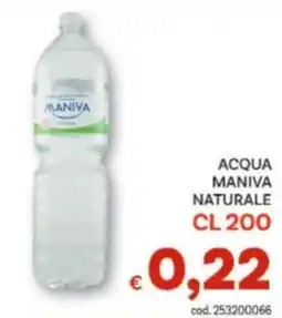 Vivo Supermercati Acqua Maniva Naturale offerta