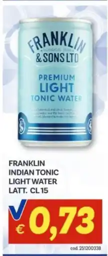 Vivo Supermercati Franklin Indian Tonic Light Water offerta