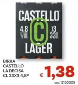 Vivo Supermercati Birra Castello La Decisa offerta