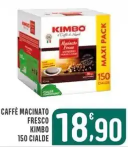 La Mimosa Supermercati Caffè macinato fresco Kimbo offerta