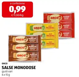 ALDI ORCO SALSE MONODOSE offerta
