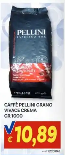 Vivo Supermercati Caffè Pellini grano vivace crema offerta