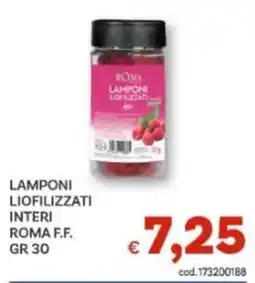 Vivo Supermercati Lamponi liofilizzati interi Roma F.F. offerta