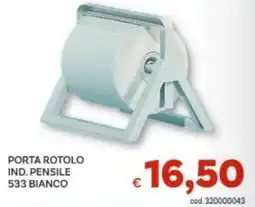 Vivo Supermercati Porta rotolo ind. pensile 533 bianco offerta