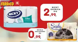 Ferdico Nicky carta igienica offerta