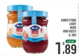 La Mimosa Supermercati Confettura light Hero offerta
