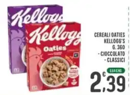 La Mimosa Supermercati Kellogg's Oaties Cioccolato Classici offerta